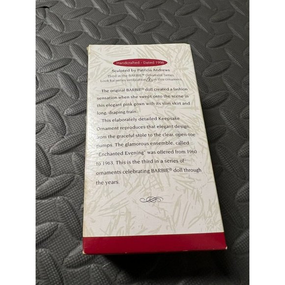 Hallmark‎ Keepsake Ornament Barbie Doll 1996 Enchanted Evening Christmas 3rd - Picture 6 of 8